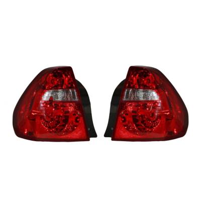 Rareelectrical - New Tail Light Pair Compatible With Chevrolet Malibu Classic Lt Ls Sedan 2008 Gm2800165 Gm2801165