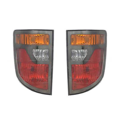 Rareelectrical - New Pair Tail Lights Compatible With Honda Ridgeline 2006-2008 Ho2818131 33501-Sjc-A01 33551Sjca01