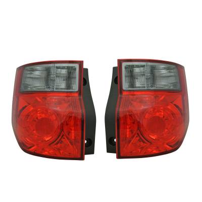 Rareelectrical - New Tail Light Pair Compatible With Honda Element Ex 2003-2008 33501-Scv-A01 33501Scva01 Ho2818125