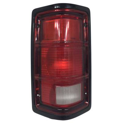 Rareelectrical - New Left Tail Light Compatible With Dodge Dakota 1988-1996 Black Trim Ch2800111 55076439