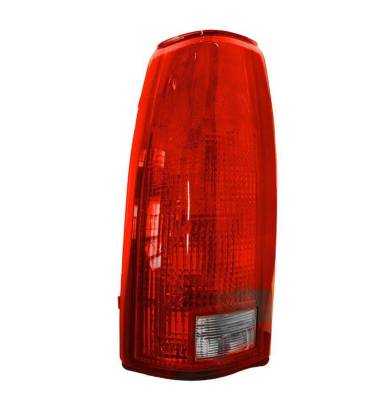 Rareelectrical - Rear Tail Lamp Assembly Left Driver Side Compatible With 1988-2000 Chevrolet Gmc C2500 Suburban
