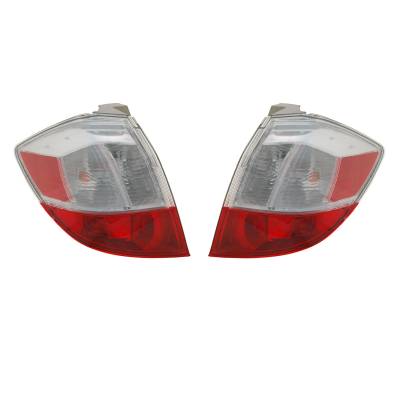 Rareelectrical - New Tail Light Pair Compatible With Honda 2009-2014 33500Tk6a01 Ho2801176 33500-Tk6-A01 Ho2800176