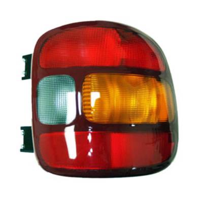 Rareelectrical - Right Passenger Tail Light Assembly Compatible With 1999-2003 Chevy Silverado 1500 Gmc Sierra 1500