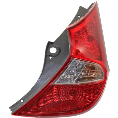 Rareelectrical - New Right Tail Light Compatible With Hyundai Accent Hatchback 2012-14 92402-1R210 Hy2801143