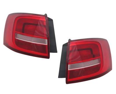 Rareelectrical - New Outer Pair Of Tail Lights Compatible With Volkswagen Jetta 15-16 Vw2805112 5C6 945 096 F