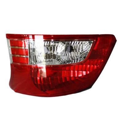 Rareelectrical - New Right Tail Light Compatible With Toyota Yaris Base Premium Sedan 2007-2012 To2819133 81551-52600