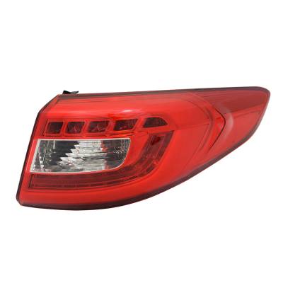 Rareelectrical - New Right Led Tail Light Compatible With Hyundai Sonata 2015 Hy2805128 92402-C2100 92402C2100