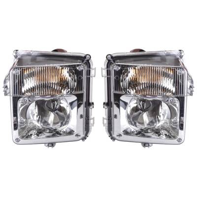 Rareelectrical - New Pair Of Daytime Running Lights Compatible With Cadillac Srx 2004 2005 2006 2007 2008 2009 By