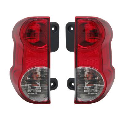 Rareelectrical - New Pair Of Tail Lights Compatible With Nissan Nv200 2013 2014 By Part Numbers Ni2800201 Ni2801201