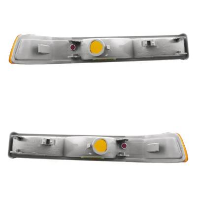Rareelectrical - Halogen Parking Light Assembly Right Left Pair Compatible With 1998-2005 Chevrolet Blazer Xtreme Zr2