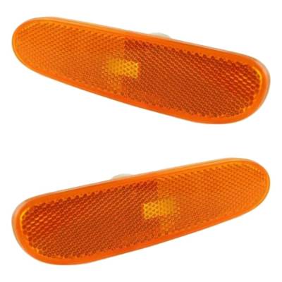 Rareelectrical - Halogen Side Marker Light Assembly Right Left Pair Compatible With 2000-2005 Dodge Neon Srt-4 2.4L