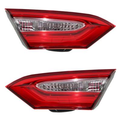 Rareelectrical - Halogen Tail Light Assembly Right Left Pair Compatible With 2018-2019 Toyota Camry Se Hybrid Se 2.5L