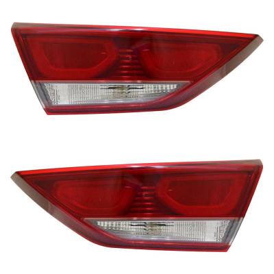 Rareelectrical - Tail Light Assembly Right Left Pair Compatible With 2017-2018 Hyundai Elantra Value Edition Se 2.0L
