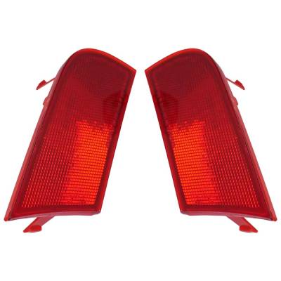 RAREELECTRICAL - Reflector Light Assembly Right Left Pair Compatible With 2020-2025 Ford Escape Sel Hybrid Se Plug-In