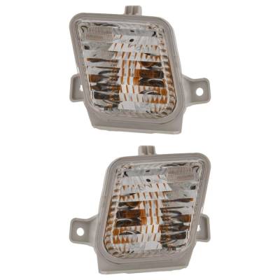 Rareelectrical - Halogen Turn Signal Light Assembly Right Left Pair Compatible With 2021-2025 Honda Odyssey Elite Ex