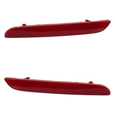 Rareelectrical - Rear Bumper Reflector Assembly Right Left Pair Compatible With 2017-2020 Chevrolet Sonic Premier