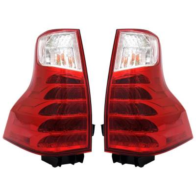 Rareelectrical - New Pair Of Tail Lights Compatible With Lexus Gx460 4.6L 2010 2011 2012 2013 By Part Numbers