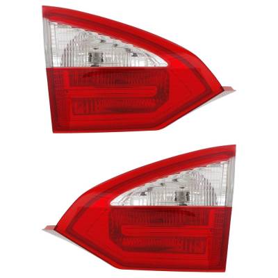 RAREELECTRICAL - Tail Light Assembly Right Left Pair Compatible With 2014-2019 Ford Fiesta Se S Tail Lamp Brake Light