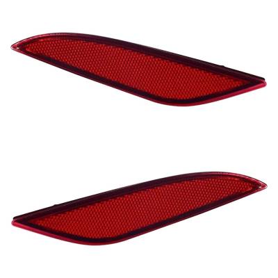 Rareelectrical - Reflector Assembly Right Left Pair Compatible With 2016-2025 Chevrolet Malibu L 1.5L Malibu Hybrid