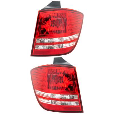 Rareelectrical - New Outer Pair Of Tail Lights Compatible With Dodge Journey Avp Sport Utility 4 Door 2.4L 2010 2011