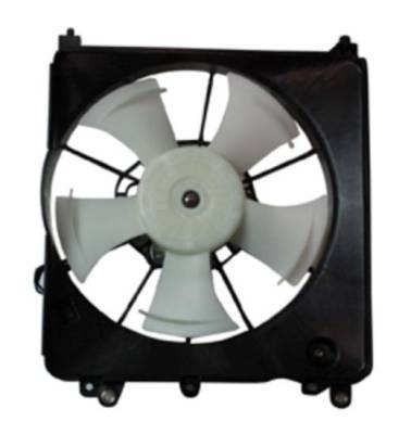 Rareelectrical - New Left Engine Cooling Fan Assembly Compatible With 2011-2014 Honda Cr-Z Ho3115152 19015-Rbj-004
