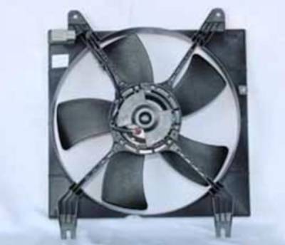Rareelectrical - New Left Driver Side Engine Cooling Fan Assembly Compatible With 2004-2008 Suzuki Forenza