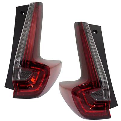 Rareelectrical - New Pair Of Tail Lights Compatible With Honda Cr-V Ex Ex-L Lx Touring 4-Door Sport Utility 2020 2021