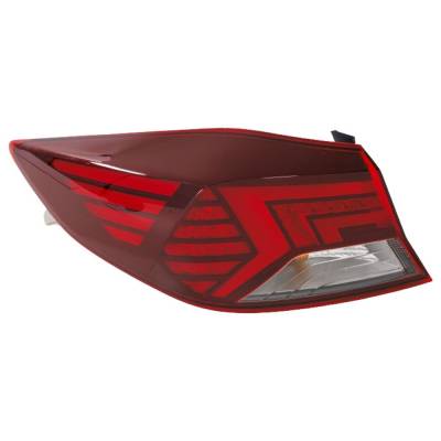 Rareelectrical - Tail Light Compatible With 2019-2020 Hyundai Elantra 2.0L 1.4L I4 128Hp Replaces 92401-F2610