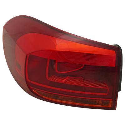 Rareelectrical - Halogen Tail Light Assembly Left Driver Side Outer Compatible With 2012-2018 Volkswagen Tiguan