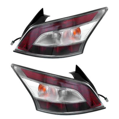 Rareelectrical - New Pair Of Led Tail Lights Compatible With Nissan Maxima S Sedan 2012 By Part Number 26550-9Da0b
