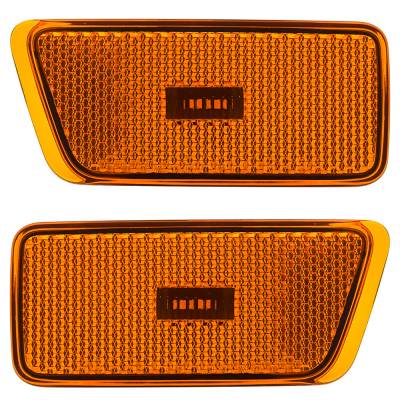 Rareelectrical - New Led Front Side Marker Lights Compatible With Ford Bronco Sport Base Sport Utility 2021 2022 By