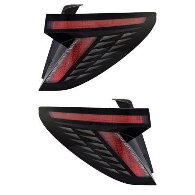 Rareelectrical - New Outer Pair Of Led Tail Lights Compatible With Hyundai Tucson Limited Hybrid Sport Utility 4 Door
