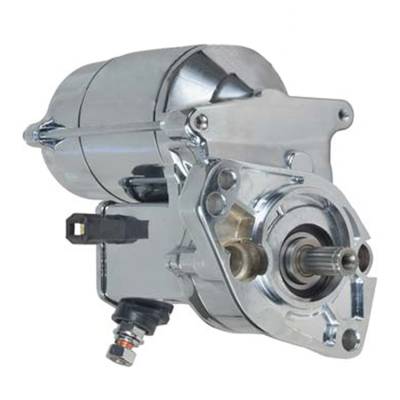 Rareelectrical - Chrome Osgr Starter Compatible With 1991-2006 Harley-Davidson Dyna Super Glide Low Rider Wide Glide