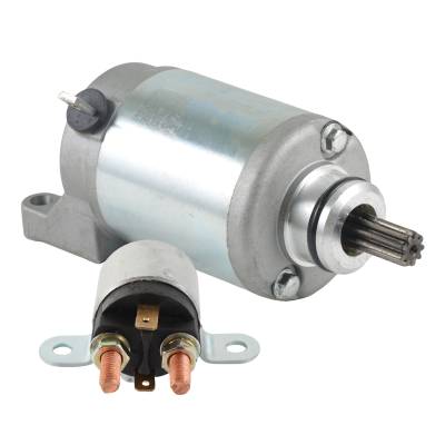 Rareelectrical - New Starter And Starter Relay Compatible With Bombardier Atv Quest 500 515176011 2280008820