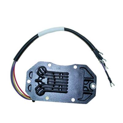 Rareelectrical - Voltage Regulator 10 Amp Compatible With 1984-1990 Johnson Evinrude V6 150Hp 155Hp 185Hp 235Hp Cross