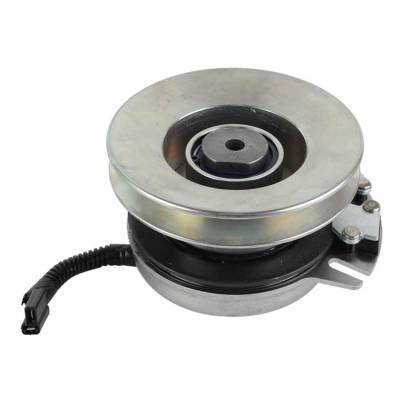 Rareelectrical - New Electric Pto Clutch Compatible With Warner Equipment 5217-34 Ccw 1 Inch 6 Inch Pulley 80 Ft-Lbs