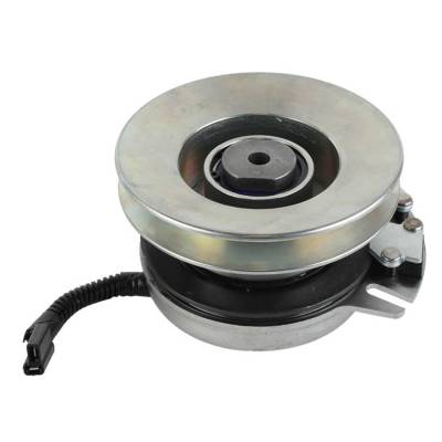 Rareelectrical - New Electric Pto Clutch Compatible With Warner Equipment 5217-44 Ccw 1 Inch 6 Inch Pulley 80 Ft-Lbs