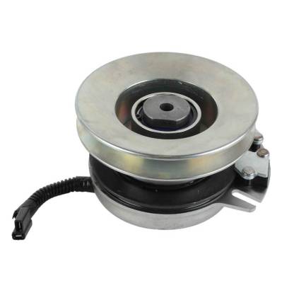 Rareelectrical - New Electric Pto Clutch Compatible With Warner Equipment 5217-48 Ccw 1 Inch 6 Inch Pulley 80 Ft-Lbs