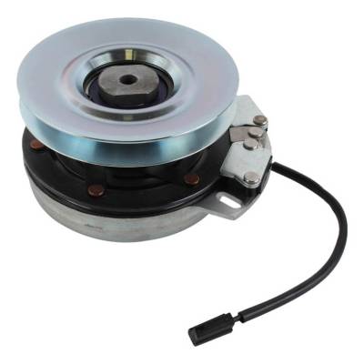 Rareelectrical - New Electric Pto Clutch Compatible With Warner Equipment 5219-137 Ccw 1 Inch 6 Inch Pulley 125
