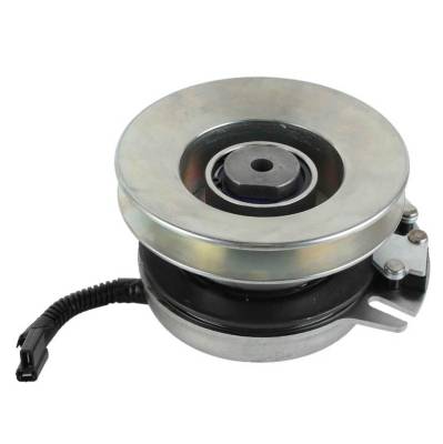 Rareelectrical - New Electric Pto Clutch Compatible With Warner Equipment 5217-53 Ccw 1 Inch 6 Inch Pulley 80 Ft-Lbs