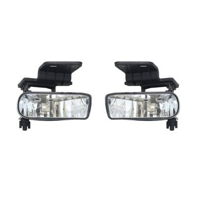 Rareelectrical - New Pair Of Fog Lights Compatible With Chevrolet Silverado 1500 2500 Hd 2001-2002 10368477 10368476