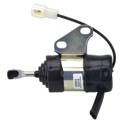 Rareelectrical - Fuel Shutoff Solenoid 12 Volt 1 Terminal Compatible With Kubota G1700 G1800s G1900s G2160 Gf1800e