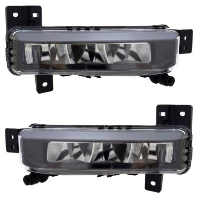 Rareelectrical - New Pair Of Fog Lights Compatible With Bmw X7 Xdrive40i Pure Excellence Sport Utility X7 Xdrive50i