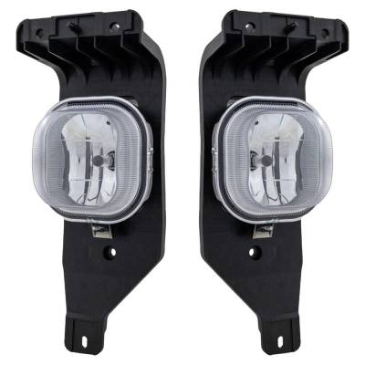 Rareelectrical - New Pair Of Daytime Running Lights Compatible With Ford 5.4L 6.0L 6.8L 2005 2006 2007 By Part