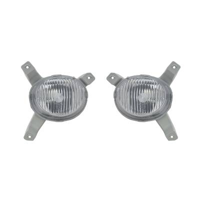 Rareelectrical - New Pair Of Fog Lights Compatible With Chevrolet Aveo Sedan 2007-2011 Gm2592164 96650541 96650540