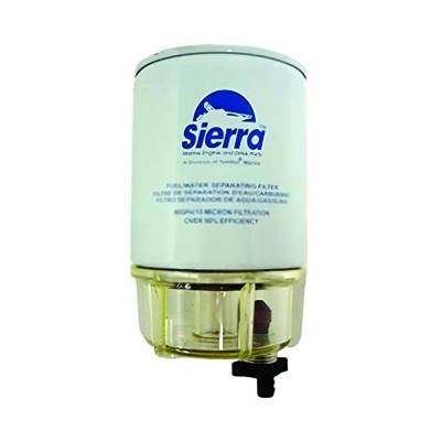Rareelectrical - 10 Micron Fuel Water Separator Filter Compatible With Johnson Evinrude Omc Outboard Cobra Sterndrive