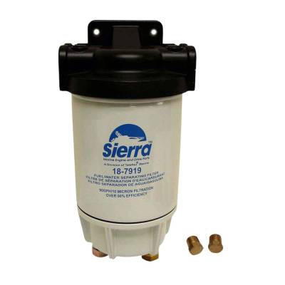 Rareelectrical - Compact Fuel Water Separator Assembly Compatible With Universal Marine Outboard Inboard Sterndrive