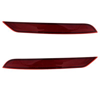 Rareelectrical - New Pair Of Reflector Lights Compatible With Bmw X5 Sdrive35i Xdrive35d Xdrive35i Xdrive40e