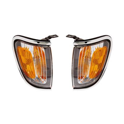 Rareelectrical - New Pair Of Chrome Back Up Lights Compatible With Toyota Tacoma 01-04 To2520163 8161004080 To2521161
