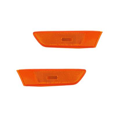 Rareelectrical - New Side Marker Lights Pair Compatible With Infiniti G35 Coupe 03-07 26810Al520 26185Am800